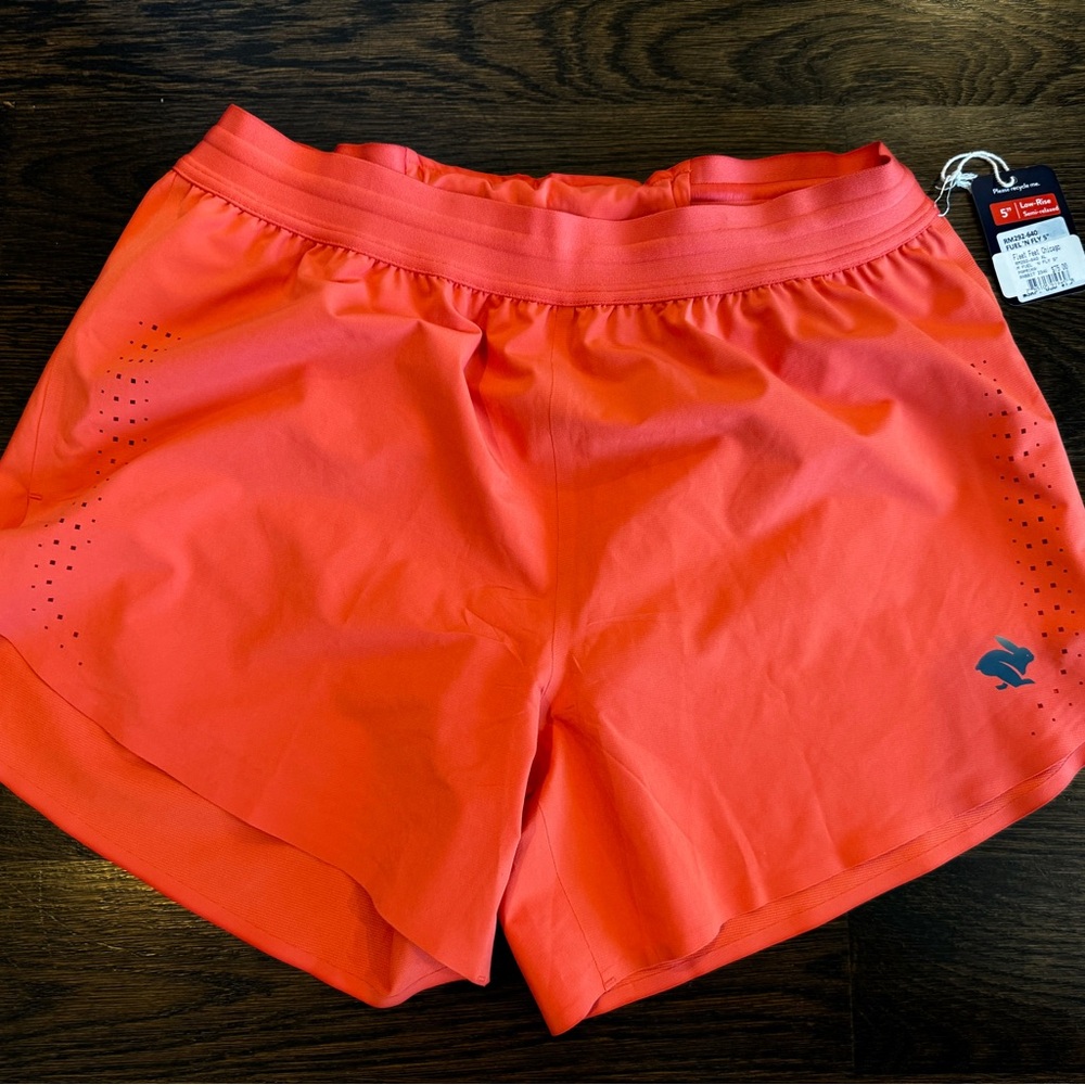 NWT Back Country Rabbit Fuel ‘N Fly 5in Men’s Short - Coral